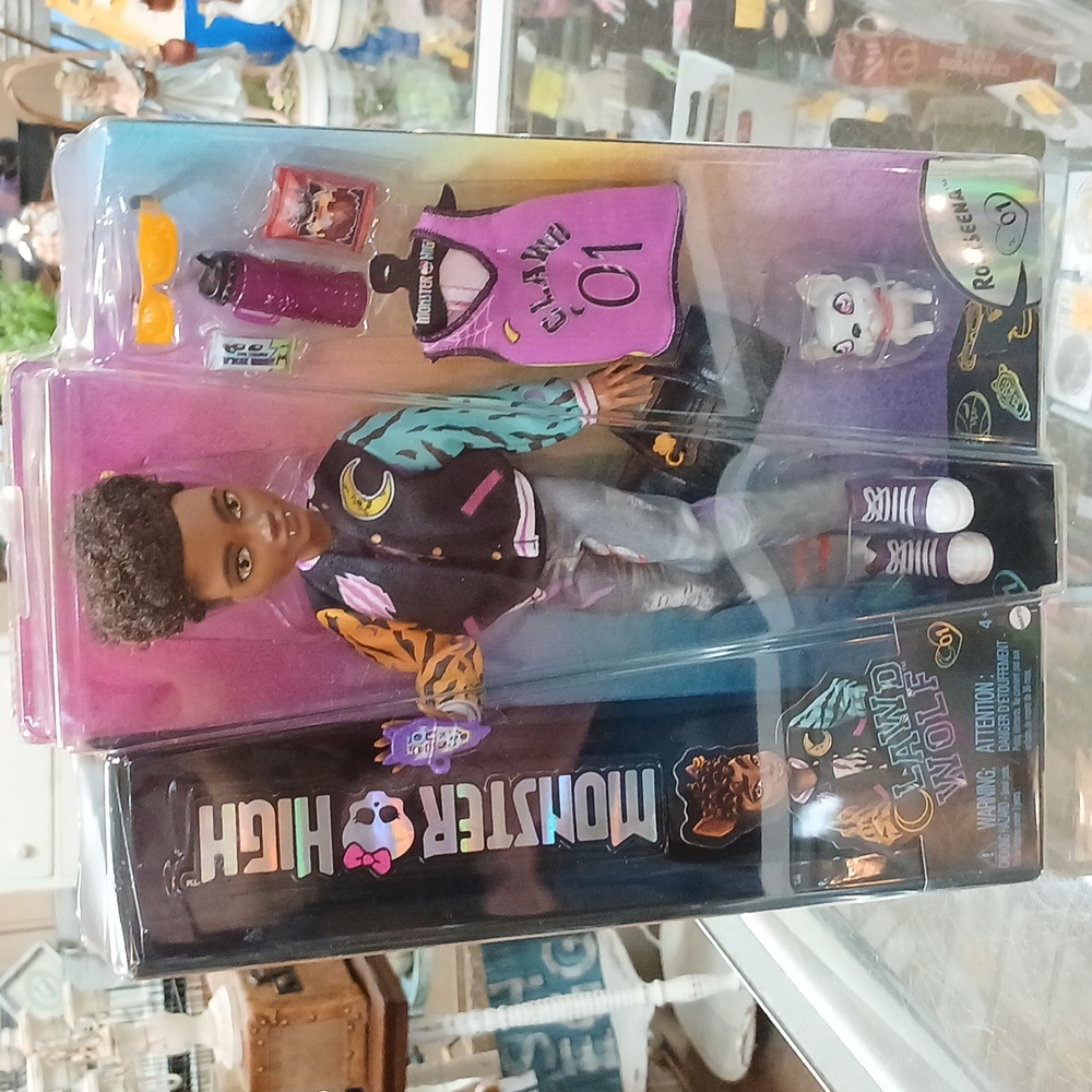 Monster High Clawd Wolf Doll NEW IN BOX. ONLY ONE LEFT.